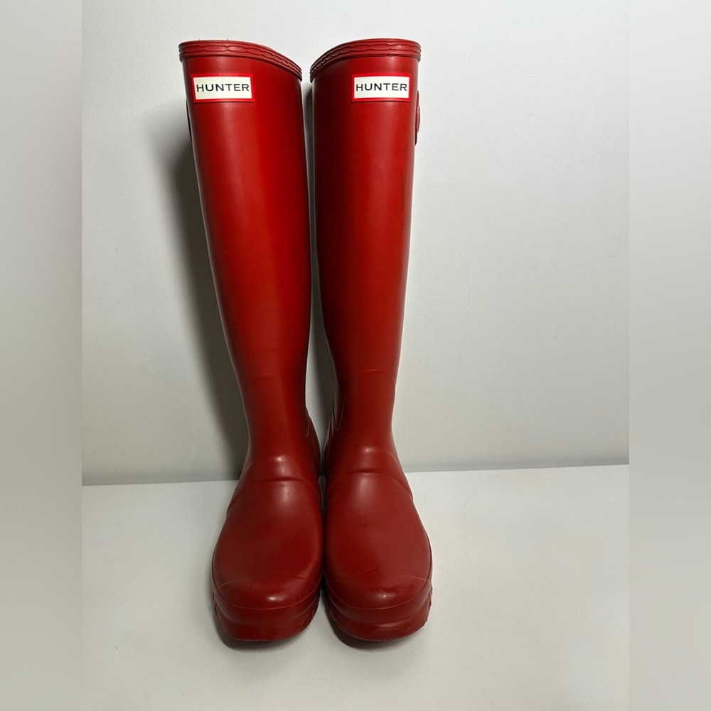 Hunter Classic Red Waterproof Boots